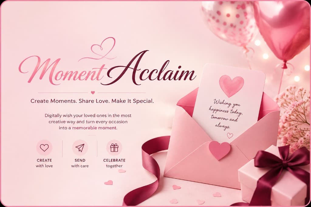 Preview of a personalized digital birthday gift with photos, editorial letter, and memory timeline on Moment Acclaim